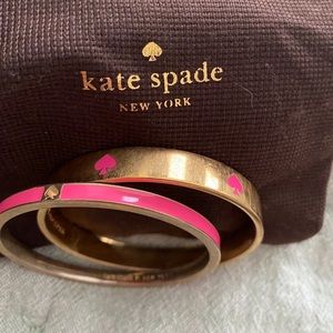 TWO Kate Spade bangle bracelets